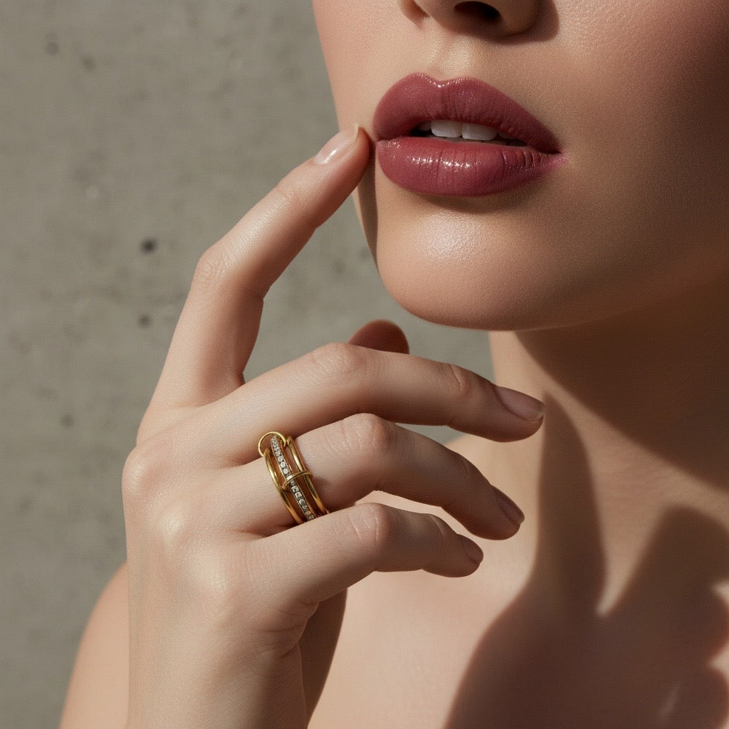 Lock & Lust Ring 
Built to be wanted. Made to be worn.